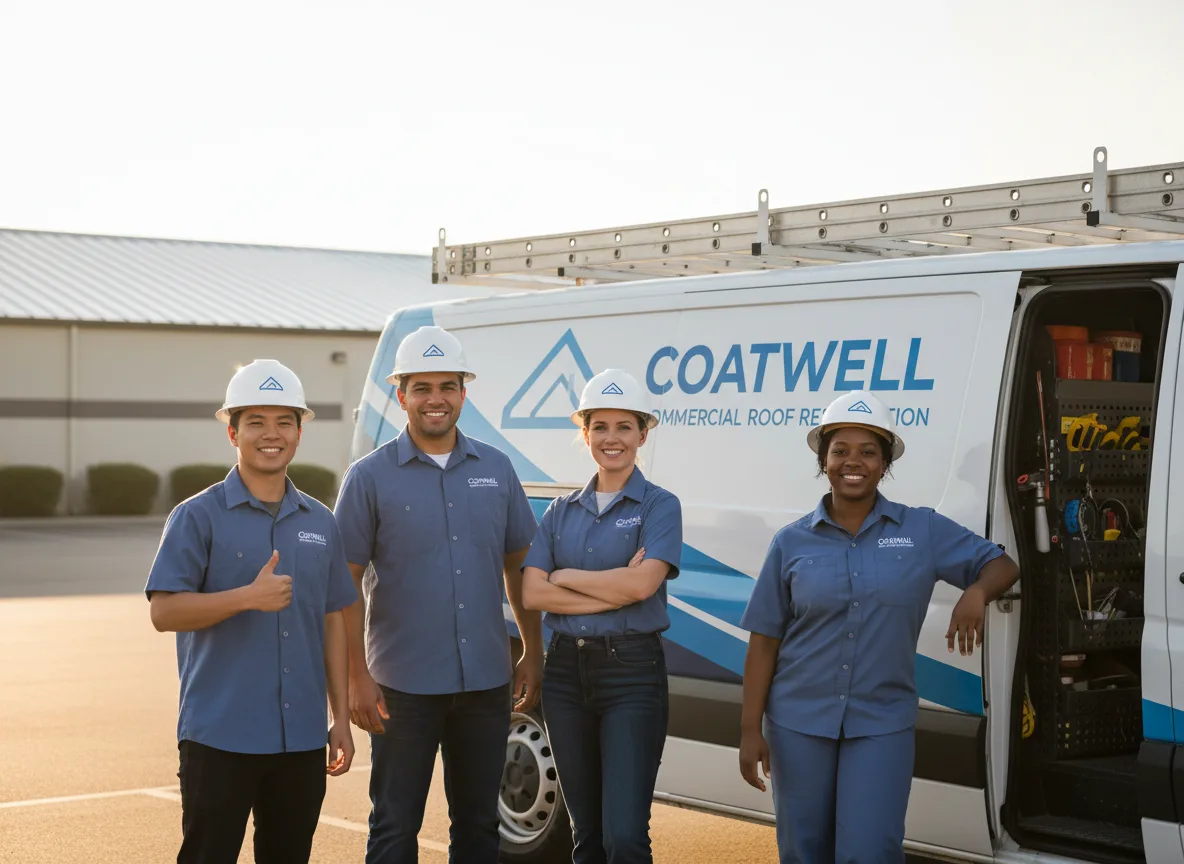 Commercial roof coating company in Preston, IA